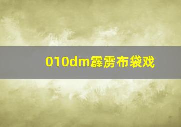 010dm霹雳布袋戏