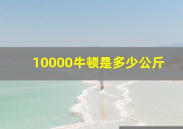 10000牛顿是多少公斤