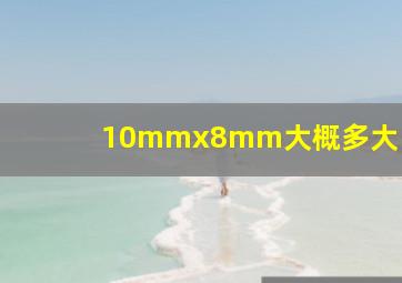 10mmx8mm大概多大