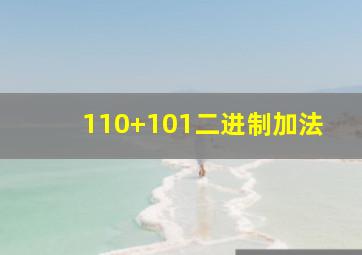 110+101二进制加法