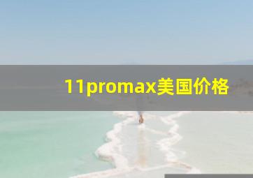 11promax美国价格