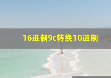 16进制9c转换10进制