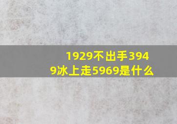 1929不出手3949冰上走5969是什么