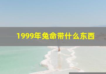 1999年兔命带什么东西