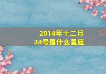 2014年十二月24号是什么星座