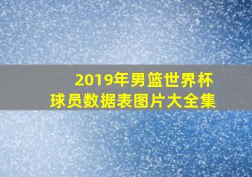 2019年男篮世界杯球员数据表图片大全集