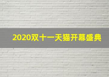 2020双十一天猫开幕盛典