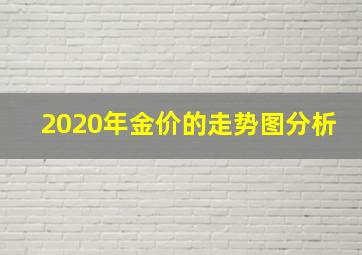 2020年金价的走势图分析