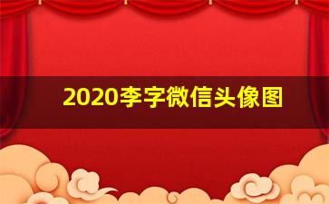 2020李字微信头像图