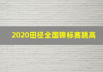 2020田径全国锦标赛跳高