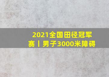 2021全国田径冠军赛丨男子3000米障碍