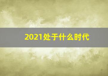 2021处于什么时代