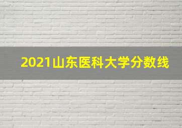 2021山东医科大学分数线