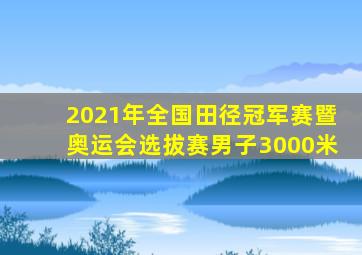 2021年全国田径冠军赛暨奥运会选拔赛男子3000米