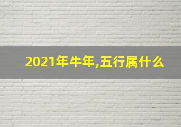 2021年牛年,五行属什么