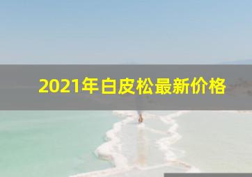 2021年白皮松最新价格