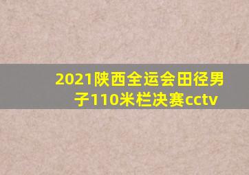 2021陕西全运会田径男子110米栏决赛cctv