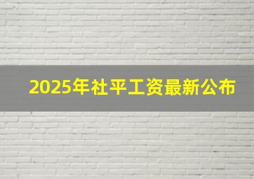 2025年社平工资最新公布