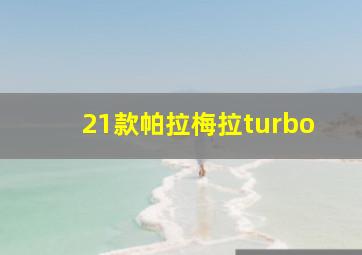 21款帕拉梅拉turbo