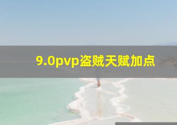 9.0pvp盗贼天赋加点