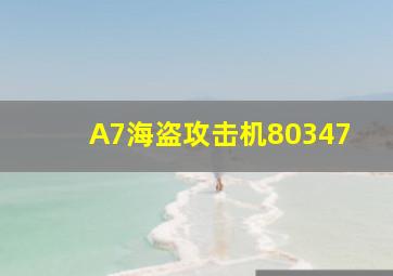 A7海盗攻击机80347