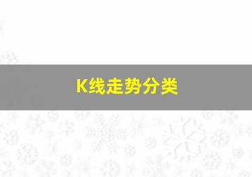 K线走势分类