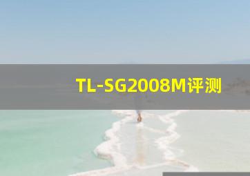 TL-SG2008M评测