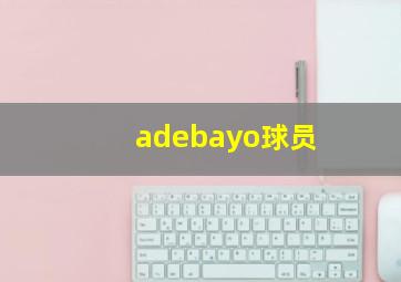 adebayo球员