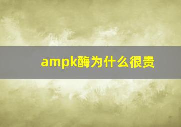 ampk酶为什么很贵