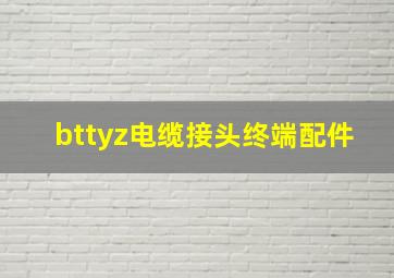 bttyz电缆接头终端配件