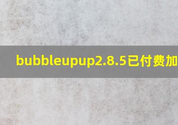 bubbleupup2.8.5已付费加汉化