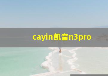 cayin凯音n3pro