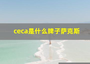 ceca是什么牌子萨克斯