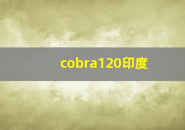 cobra120印度