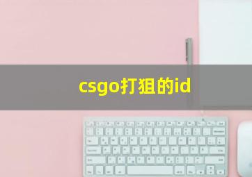 csgo打狙的id