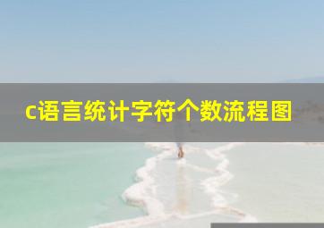 c语言统计字符个数流程图