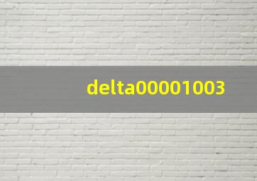 delta00001003