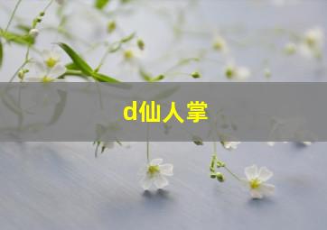 d仙人掌