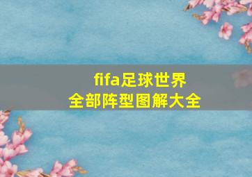 fifa足球世界全部阵型图解大全