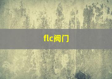 flc阀门