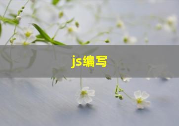 js编写