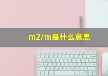 m2/m是什么意思