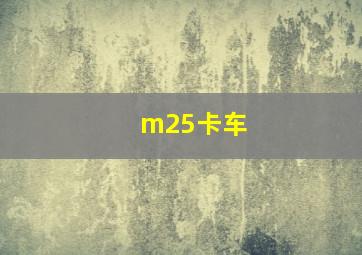 m25卡车