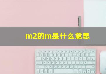 m2的m是什么意思