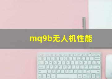 mq9b无人机性能