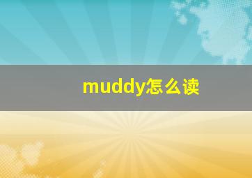 muddy怎么读