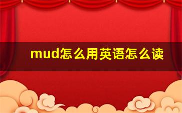 mud怎么用英语怎么读