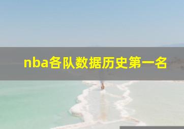 nba各队数据历史第一名