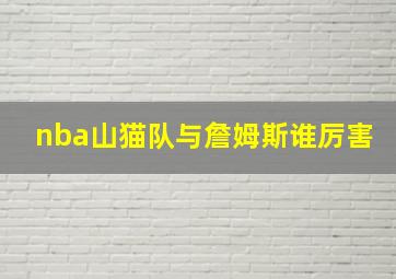 nba山猫队与詹姆斯谁厉害