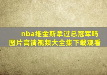 nba维金斯拿过总冠军吗图片高清视频大全集下载观看